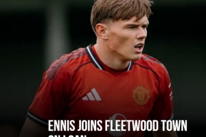 开云登录入口地址-曼联官方：U21前锋伊森-恩尼斯租借至英乙福利特伍德，租期1年